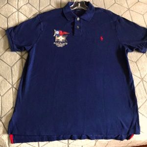 Ralph Lauren Mens Polo Shirt - Dark Blue - XL